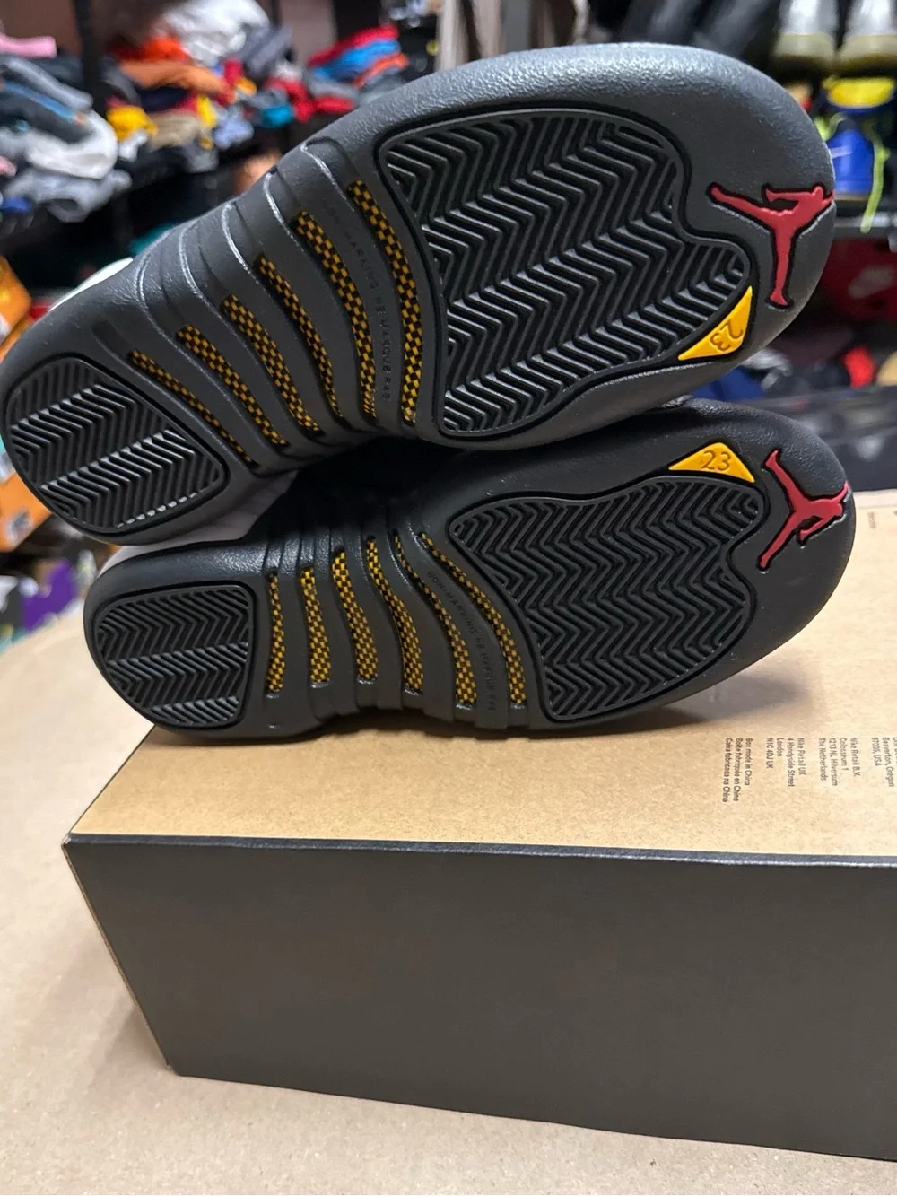 Nike Air Jordan 12 XII Retro GS Taxi 2025 size 3.5y Basketball Shoes NEW!